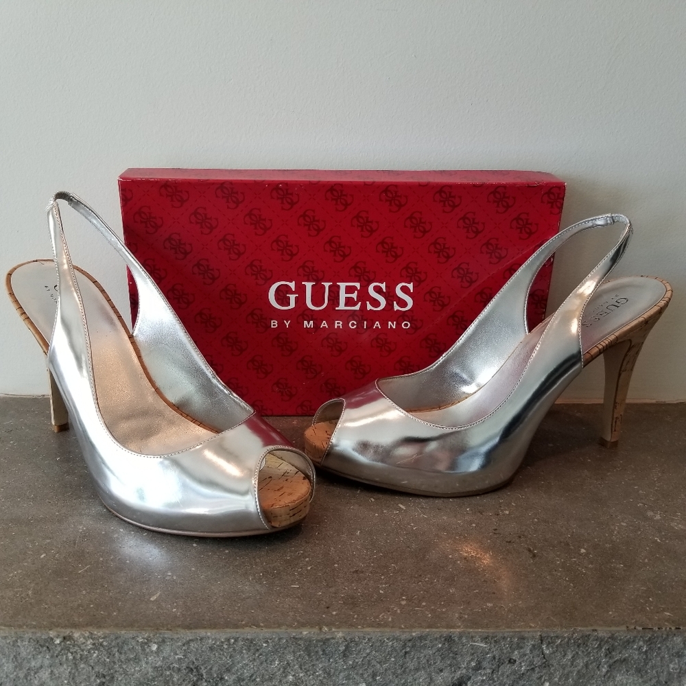 GUESS By Marciano Metallic Sandal